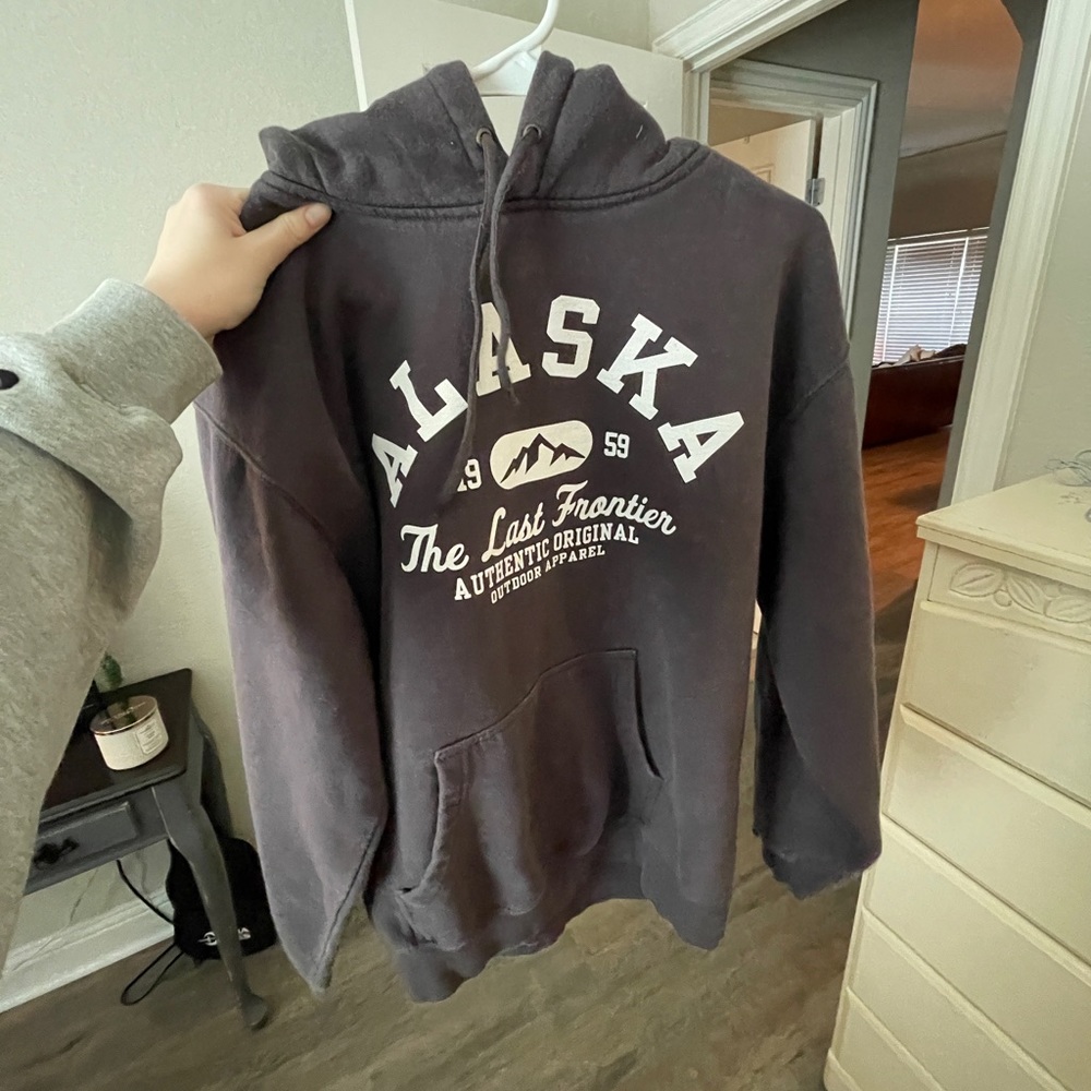 Alaska mountain hoodie